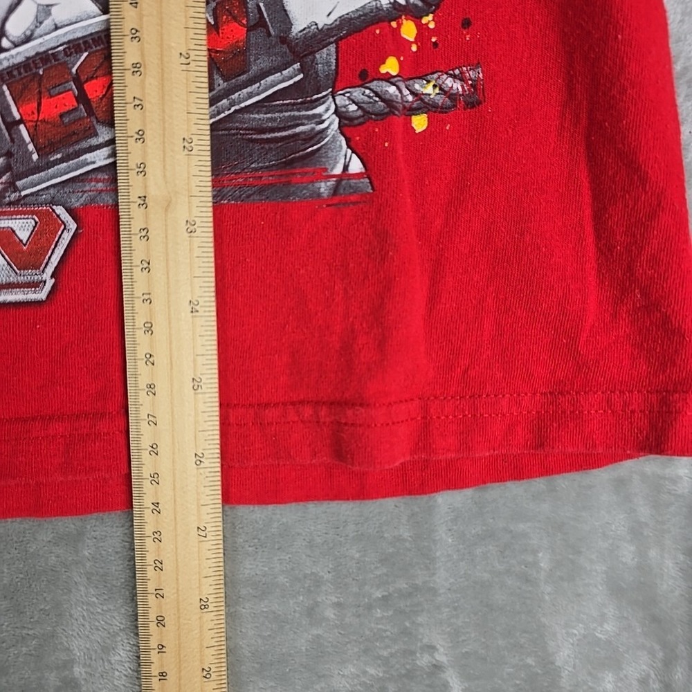 WWE ECW Raw Smack Down T-shirt Youth XL Red 2007‎ Wrestling John Cena - Picture 4 of 7